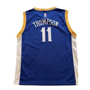 Adidas NBA Golden State Warriors 2016 #11 Klay Thompson Men’s Large Jersey